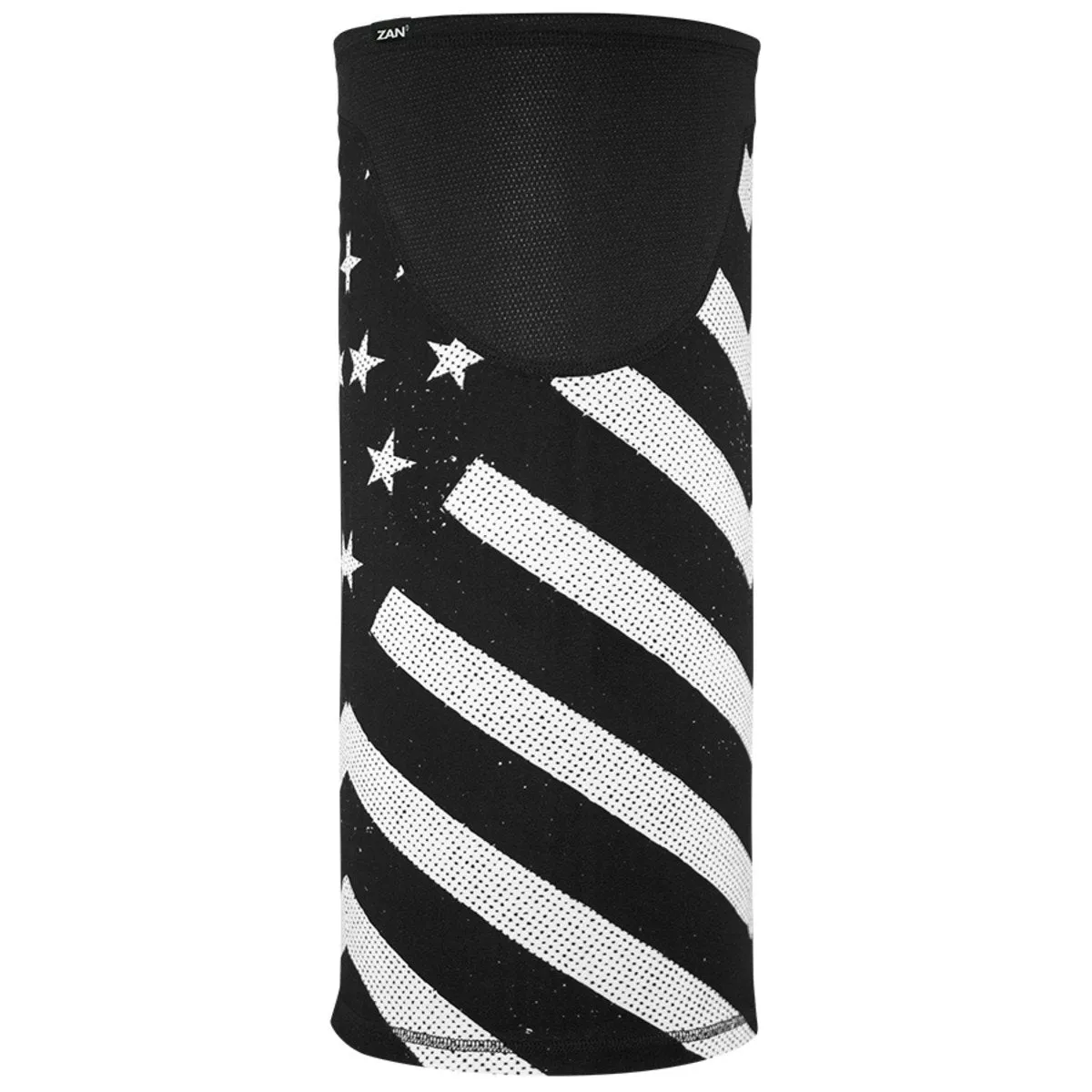 Tube Windproof Bk & Wh Flag