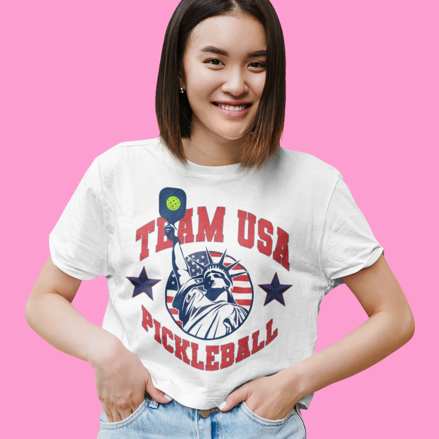 USA Pickleball by  Pink Pickle