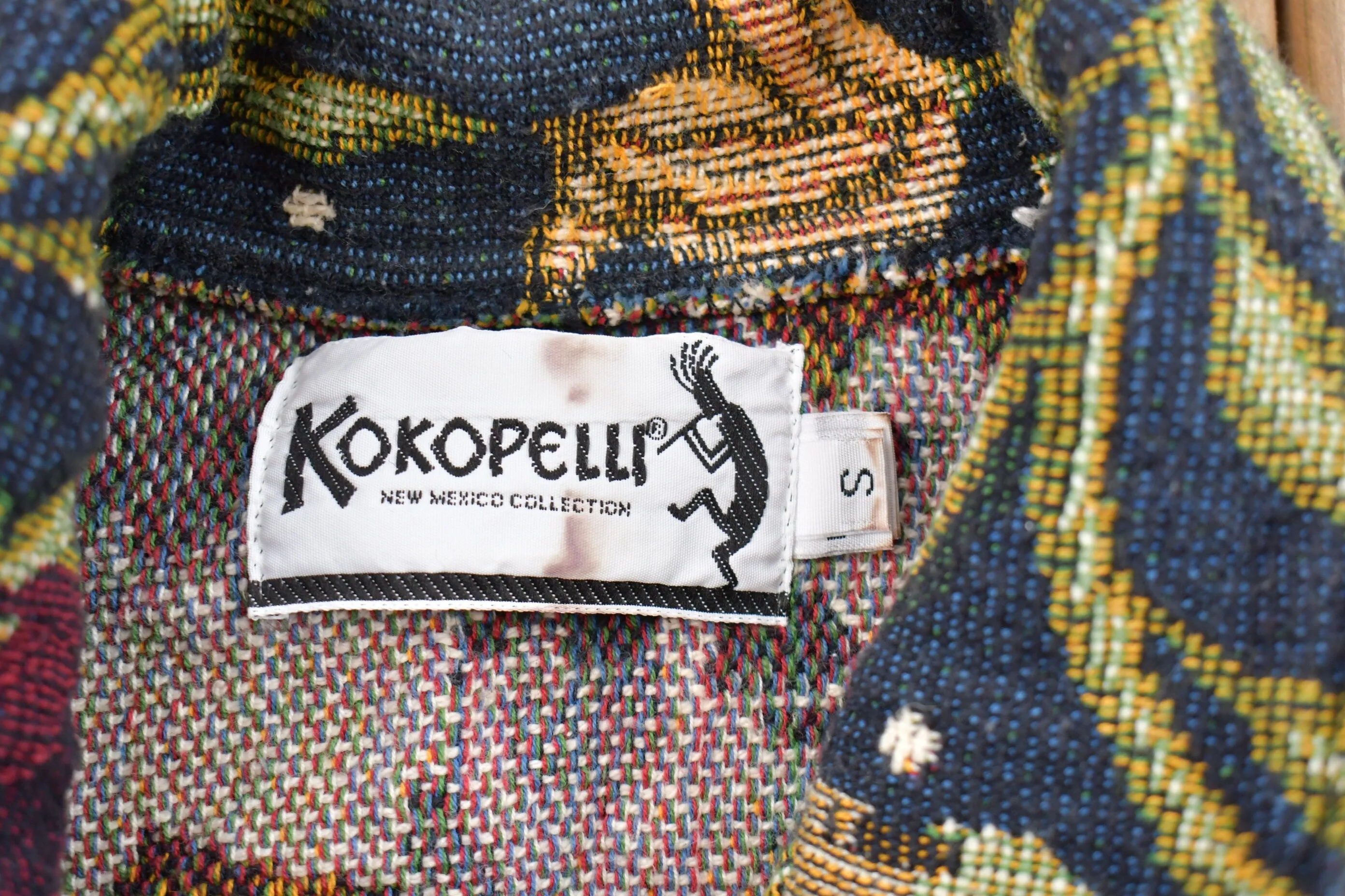 Vintage 1990s Kokopelli African Graphic Jacket