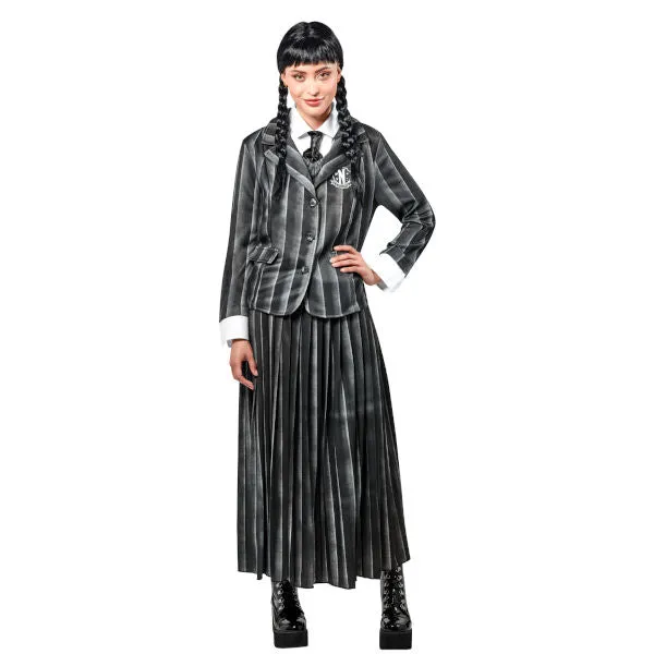 Wednesday Nevermore Deluxe Black Costume-Adult