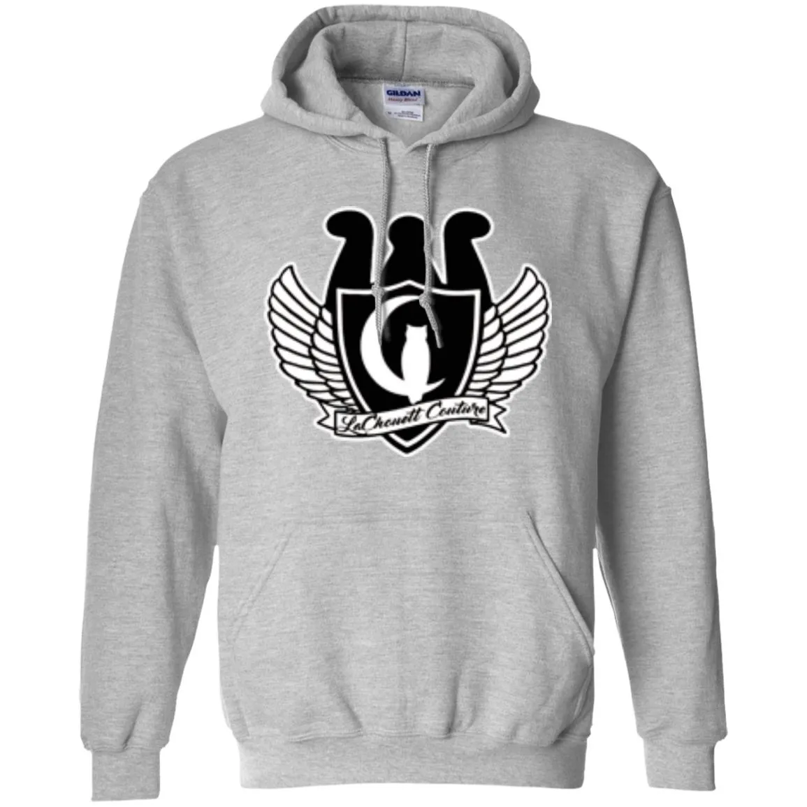 Winged Crown Pullover Hoodie