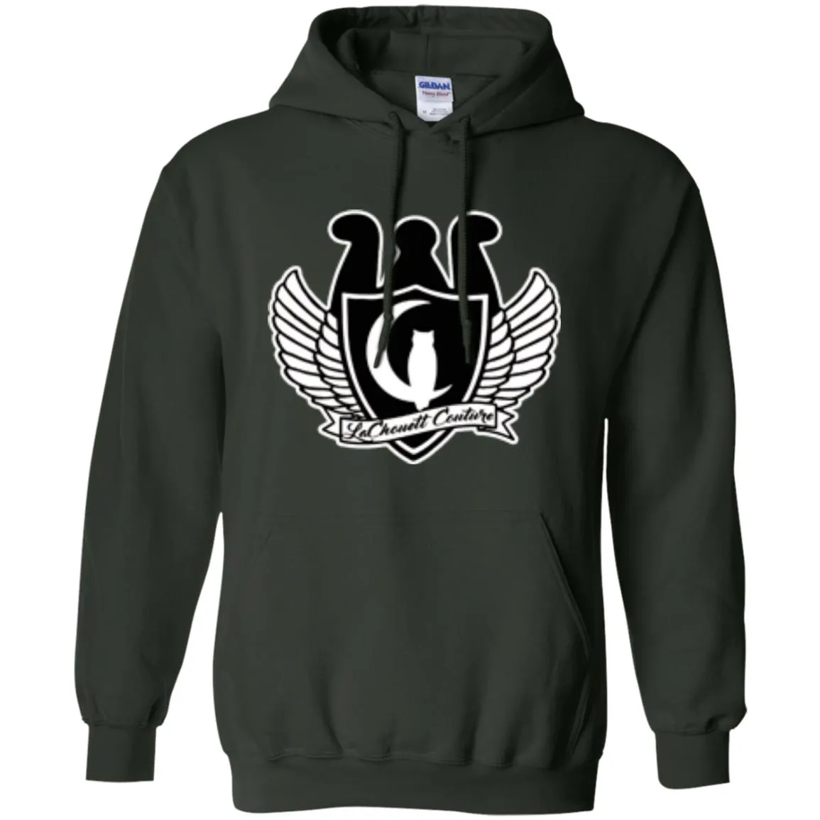 Winged Crown Pullover Hoodie