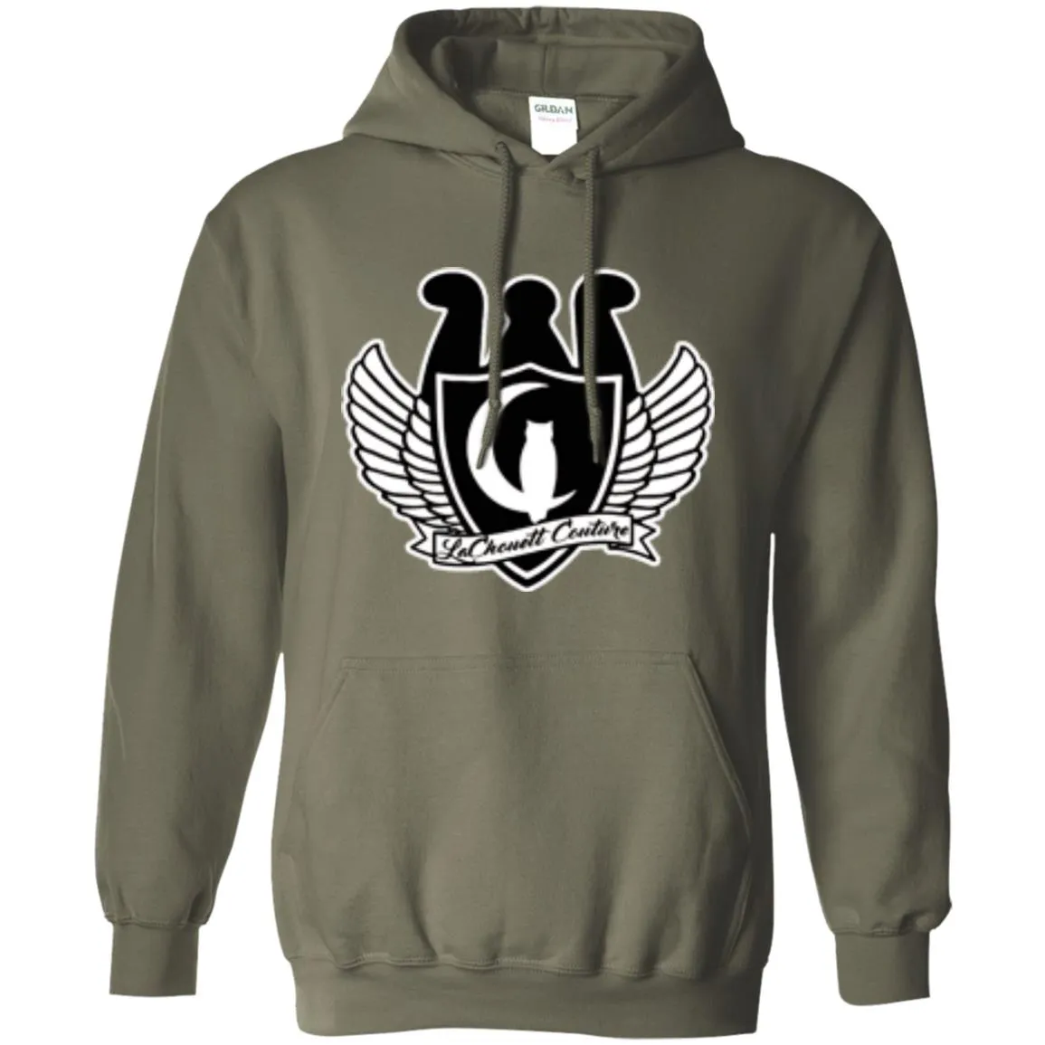 Winged Crown Pullover Hoodie