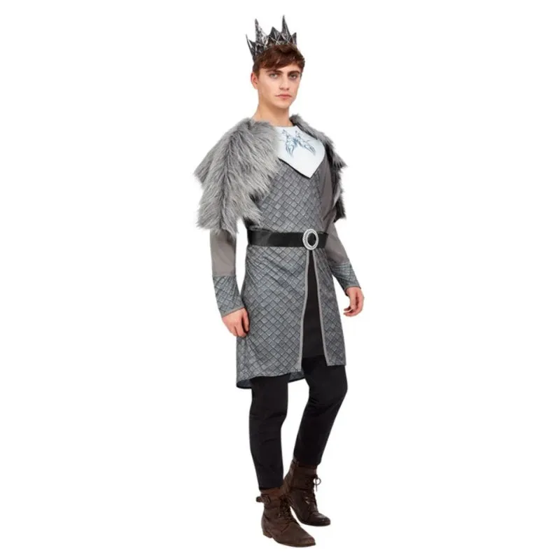 Winter Warrior King Costume-Grey