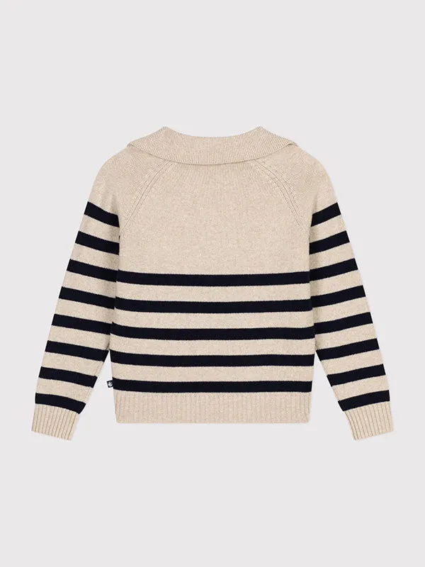 Women's wool and cotton sweater